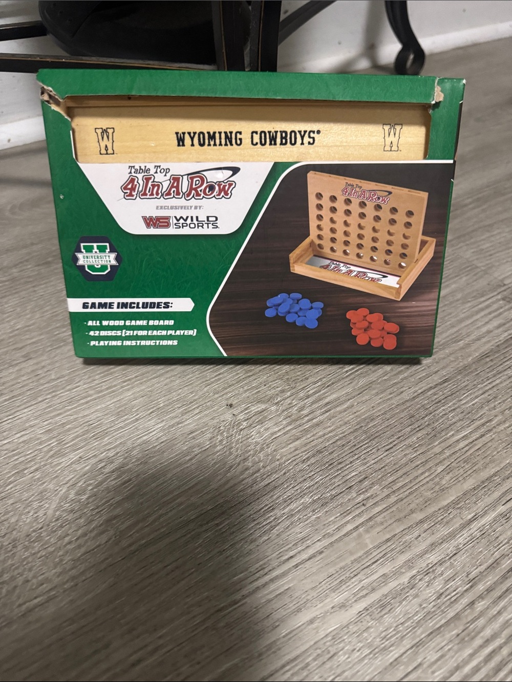 Wyoming Cowboys 4 In A Row Tabletop Game -